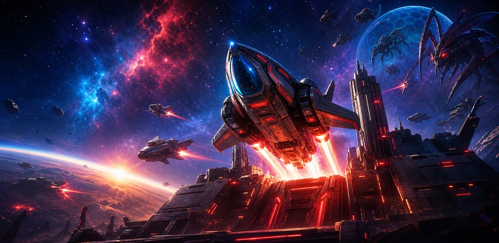 Galaxy Defense Operation Dawn update artwork